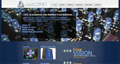 Desktop Screenshot of luxtron-led.it