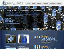 Tablet Screenshot of luxtron-led.it